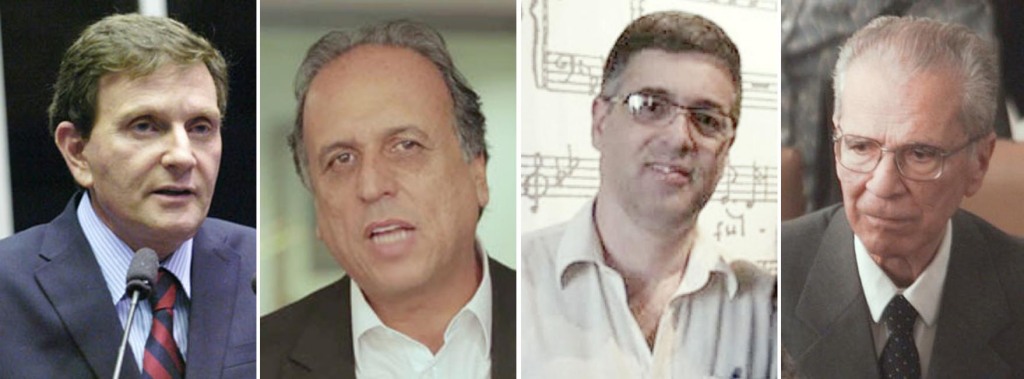 Bispo Crivella, Governador Pezão. Renato Augusto Carneiro Junior e Ney Braga.