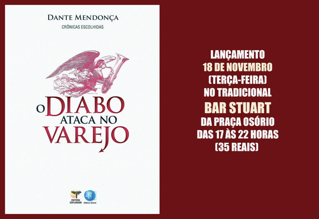 Convite de lançamento: O Diabo ataca no Varejo, de Dante Mendonça