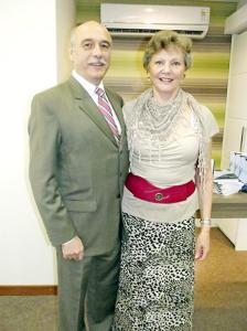 Luiz Fernando e Elin de Queiroz