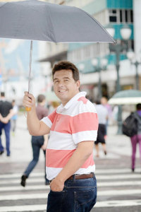 Márcio Renato dos Santos, na Rua XV