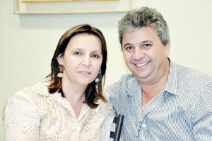 Paulo Pelanda (com a esposa Sirlei): oposição