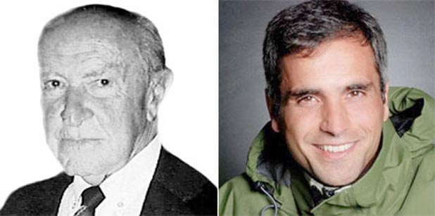 Prof. Brasil Pinheiro Machado e o jornalista Mauro Barletta