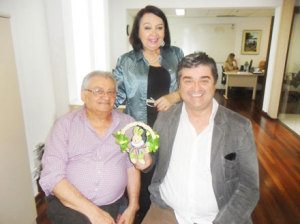 Iarochinski e Burko com Zélia