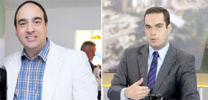 Ney Braga Alves, do Grupo Massa; Paulo Martins, da Rede Massa