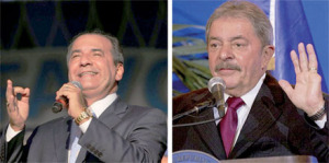 Silas Malafaia e Luiz Ignácio Lula da Silva: acusações