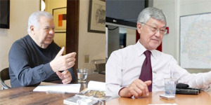 Jaime Lerner e Cássio Taniguchi.