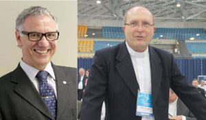 Edson Luiz Campagnolo e dom José Antonio Peruzzo