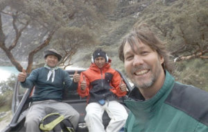 Ike Weber na Cordilheira Branca, Peru