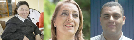 Maria Sandra Gonçalves, Marisa Valério, Leonardo Mendes Junior