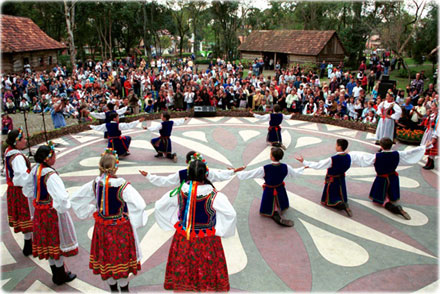 Dança do folclore polonês