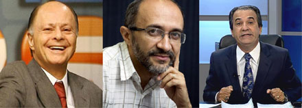 Edir Macedo, sociólogo Clemir Fernandes (ISER) e Silas Malafaia