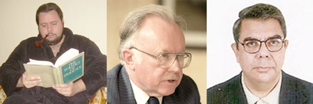 Alex Catharino, Russel Kirk e Ubiratan Borges de Macedo