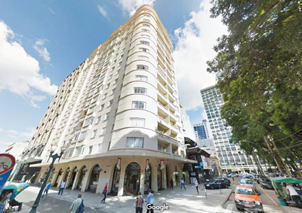 Edifício Santa Julia, na Praça Osório com a rua Sen. Alencar Guimarães