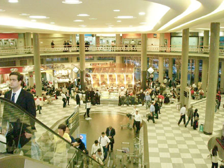 Saguão do Aeroporto de Congonhas