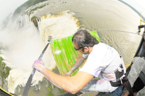 Pintando as Cataratas do Iguaçu