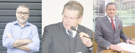 Lira Neto, Clèmeson Clève e Luiz Carlos França da Rocha