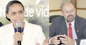 Marina Silva e Jorge Bernardi.