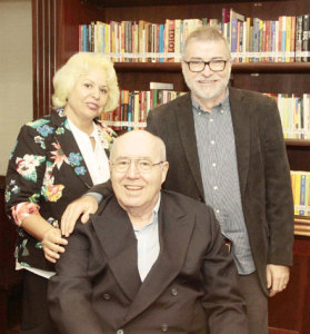 Wanda Camargo, Aroldo Murá e Lira Neto (Foto: Lucas Lopes)