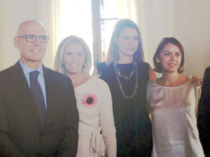 Embaixador Raffaele Trombetta, vice-governadora Cida Borghetti, deputada Renata Bueno, Conselheira dos Comites, Luciana Pereira Casagrande. Fotos: Suzanna Galli