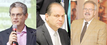 Silvio Barros, Ricardo Barros e Belmiro Castor