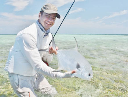 Thiago e a pesca de fly, mundo a fora