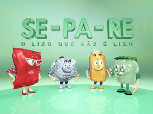 A campanha de separação do lixo continua incentivando a preservação ambiental