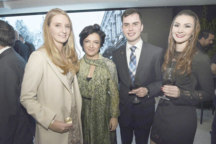 Olívia Schuchovski, Nina Rachid, Eduardo Mendes e Bruna Rocha