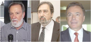 Osmar Dias, Fábio Campana e Álvaro Dias