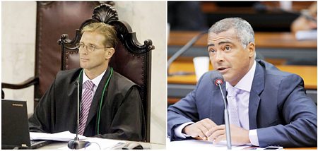 Fábio Camargo e senador Romário