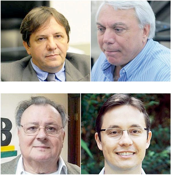 Chico Brasileiro, Paulo McDonald, Dobrandino Silva e Phelipe Mansur