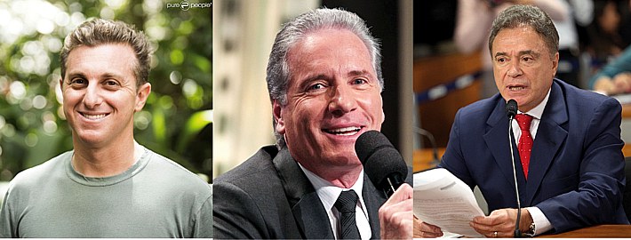 Luciano Huck, Roberto Justus, Alvaro Dias