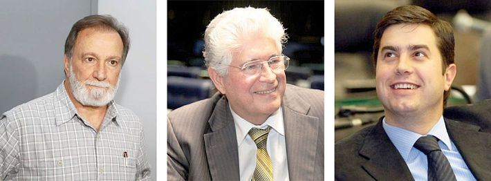 Osmar Dias: liderando; Roberto Requião: não é citado; Cesar Silvestre: também no páreo