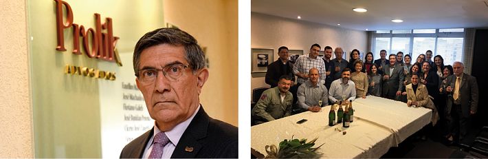 José Machado de Oliveira chega a 50 anos no Escritório Prolik Advogados e recebe o reconhecimento da equipe.