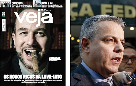 Adriano Bretas e Figueiredo Bastos, na edição semanal de Veja.