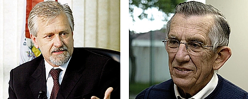 Jorge Samek: bom de comunicação; Euclides Scalco: organizadíssimo