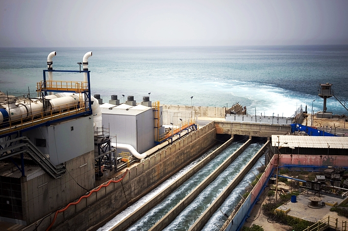 Programa de Dessalinização de água do mar, em Israel