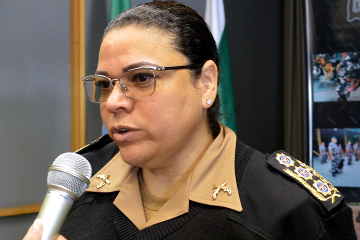 A Cel. Audilene em 2016 ocupa a Chefia do Estado Maior da PMPR