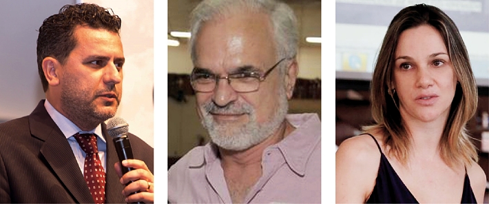 Gilmar Piolla: justa menção; Cláudio Dalla Benetta: editor do NãoViu; Fernanda Fedrigo: profissional do ano