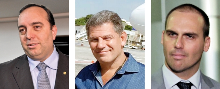 Fernando Francischini: agora, perdeu poderes; Gustavo Bebiano Rocha: ninguém vai ao capitão sem ele...; Eduardo Bolsonaro: nem filho foi poupado