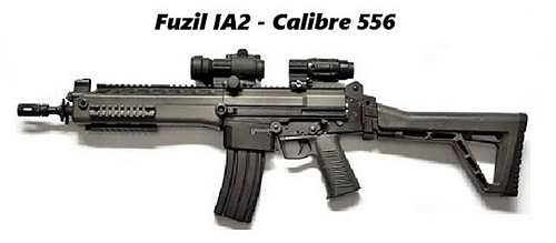 O fuzil 556: armas novas