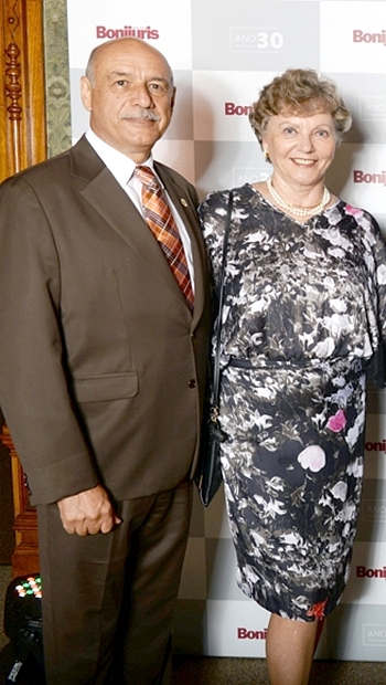 Luiz Fernando e Elin de Queiroz: laços indestrutíveis (Foto: Guadalupe Gelatina)