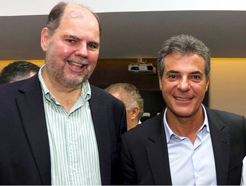 Alex Canziani e Beto Richa, empatados