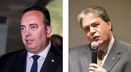 Wilson Picler e Fernando Francischini: “de mal?”