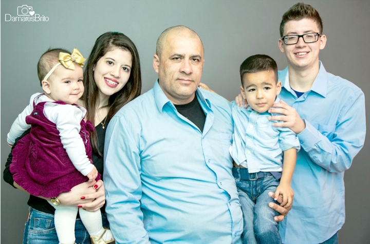 Com a família