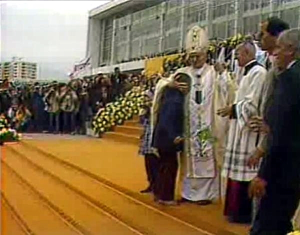 João Paulo II em Curitiba, em 1980: multidões
