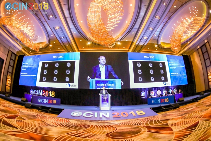 O cirurgião neuroradiológico Ricardo Alexandre Hanel, diretor do Baptist Neurological Institute de Jacksonville, Florida, no OCIN 2018