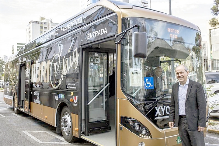 Ônibus híbrido de segunda geração em 2017 seria testado na linha Juvevê/Água Verde