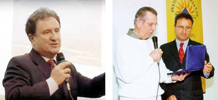 As relações com o Instituto Ciência e Fé são antigas: Em 2015, Evaristo esteve em Curitiba, a convite, para analisar a Enciclica 'Laudato Si'; em 2002 recebeu o Prêmio Científico Professor Doutor Newton Freire-Maia, das mãos do então ministro Euclides Scalco. Hoje faz parte da diretoria do Instituto.