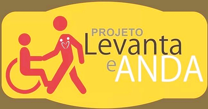 Marca do projeto social “Levanta e Anda” do Instituto Luiz Carlos Martins