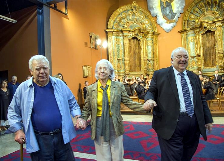Jaime Lerner, Fernanda e o prefeito Rafael Waldomiro